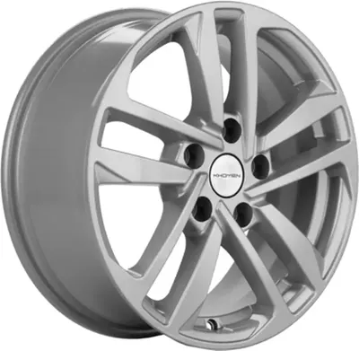 Литой диск Khomen KHW1612 Polo 16x6.5" 5x100мм DIA 57.1мм ET 39мм F-Silver