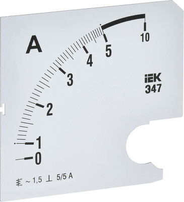 Шкала для амперметра IEK IPA20D-SC-0005