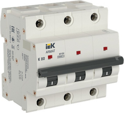 Выключатель автоматический IEK Armat AR-M10H-3-K080