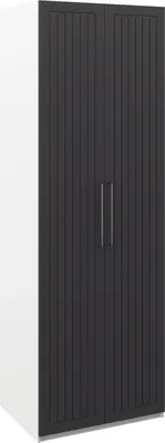 Шкаф ELVA Брис NEM02HP-2D-800/580/2400 (10) (белый/графит)