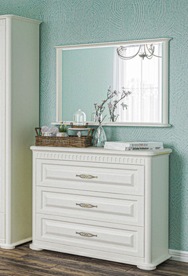 Зеркало ELVA Лазаро NEM03ZW-400/580/2400 (27) (крем)