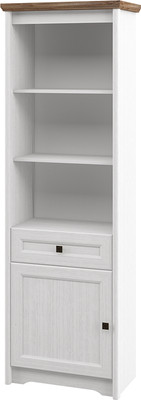 Шкаф ELVA Вилла NEM07HS-1D1S-690/380/2090 (04) (белый/дуб стирлинг)