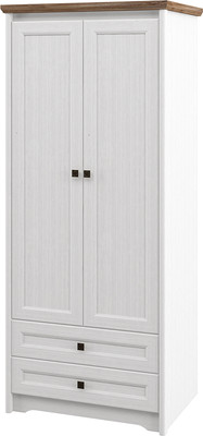 Шкаф ELVA Вилла NEM07HP-2D2S-900/630/2090 (04) (белый/дуб стирлинг)