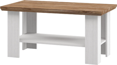 Журнальный столик ELVA Вилла NEM07SG-1020/550/500 (04) (белый/дуб стирлинг)