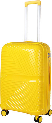 Чемодан на колесах EUROBAGS PP-N18 (M, желтый)