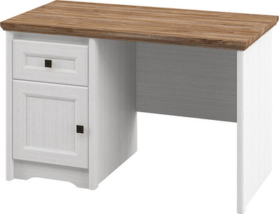 Письменный стол ELVA Вилла NEM07SP-1D1S-1200/600/760 (04) (белый/дуб стирлинг)