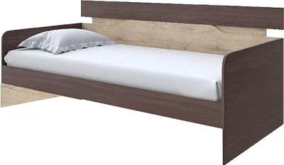 Кровать-тахта Proson Milton 90x200 (ясень шимо темный/бунратти)