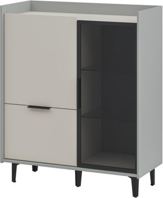 Тумба ELVA Эссен NEM04T-1D1V1S-930/400/1110 (30) (лунный камень/персидский жемчуг)