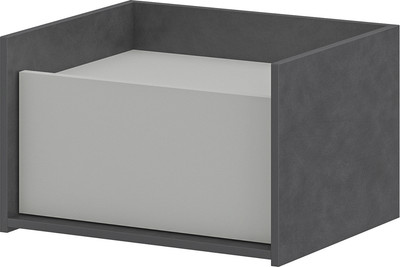 Прикроватная тумба ELVA Эссен NEM04T-1S-450/360/280 (29) (металл бруклин/лунный камень)