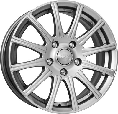 Литой диск K&K Сиеста 13x5" 4x100мм DIA 67.1мм ET 35мм Дарк платинум