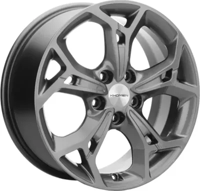 Литой диск Khomen KHW1702 Qashqai 17x7" 5x114.3мм DIA 66.1мм ET 40мм Gray