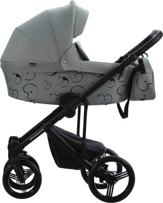 Детская универсальная коляска Bebetto Magnum Light SE 2в1 (09, шалфей/черная рама)
