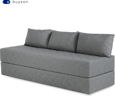 Бескаркасный диван buyson BuyHit Тк. Laguna 994 200x142 (серый)