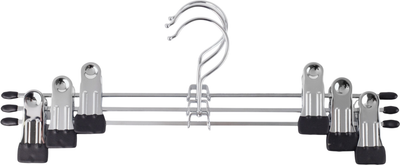 Набор металлических вешалок-плечиков Attribute Neo Matte Black AHS222 (3шт)