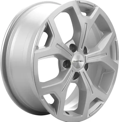 Литой диск Khomen KHW1710(2) VW Multivan 17x6.5" 5x120мм DIA 65.1мм ET 60мм (F-Silver)
