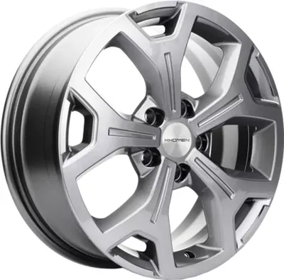 Литой диск Khomen KHW1710(2) VW Transporter 17x6.5" 5x120мм DIA 65.1мм ET 55мм (Gray)