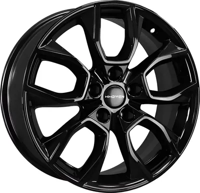 Литой диск Khomen KHW1713 Changan CS35 Plus 17x7" 5x110мм DIA 63.3мм ET 46мм (Black)