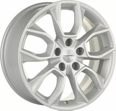 Литой диск Khomen KHW1713 CX-5 17x7" 5x114.3мм DIA 67.1мм ET 45мм F-Silver