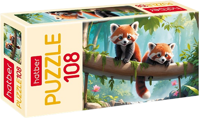 Пазл Hatber Красные панды / 108ПЗ4_32823 (108эл)