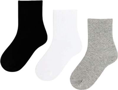 Носки детские Mark Formelle 444A-1850 (р.24, белый/серый меланж/черный)