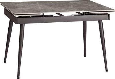Обеденный стол Tetchair Lord Grey 180x80x75 (серый/черный)