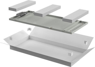 Задняя панель для щита ITK Linea N / LN35-42U6X-ZM (серый)