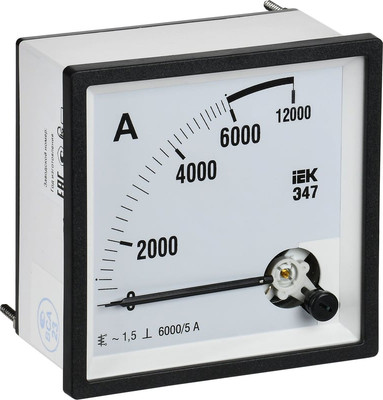 Амперметр IEK IPA20-6-6000-E