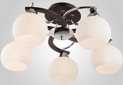 Люстра Евросвет 9654/5 (хром/черный)