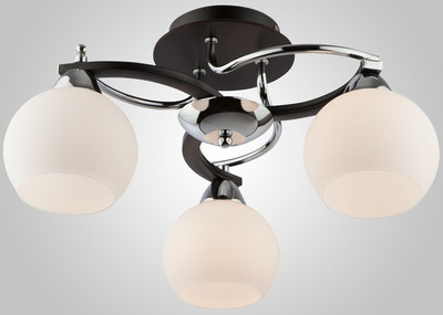 Люстра Евросвет 9654/3 (хром/черный)