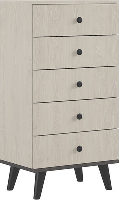 Комод Генезис Мебель Светлана Прованс высокий (сосна белая лофт/венге)