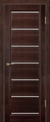Дверь межкомнатная Vi Lario ЧО Премьер плюс 80x200 (венге)