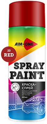 Краска автомобильная AIM-ONE SP-R23 (450мл, красный)