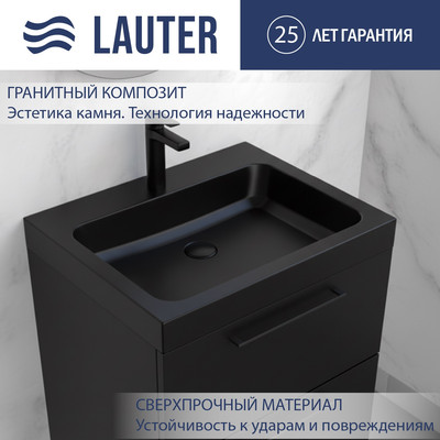 Умывальник Lauter Miletta 2161496DB (Deep Black)