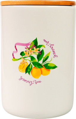 Емкость для хранения корма Mr. Kranch Лимоны из Прованса / MKR544605 (белый)