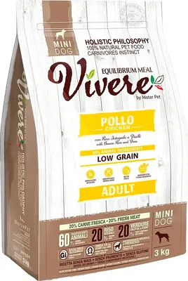 Сухой корм для собак Vivere Mini Adult Chicken (3кг)
