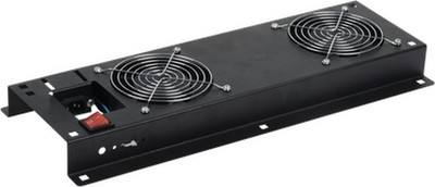 Панель вентиляторная для распределительного шкафа ITK С выключателем / FM05-21M (черный)