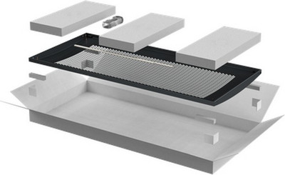 Комплект стоек и профилей для шкафа ITK LINEA E LE05-42UXX-XL (черный)