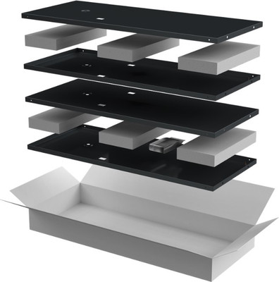 Комплект панелей для щита ITK Linea E / LE05-42UX1-X (черный)