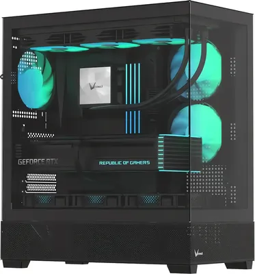 Корпус для компьютера Formula Crystal Z2 (черный, без БП)
