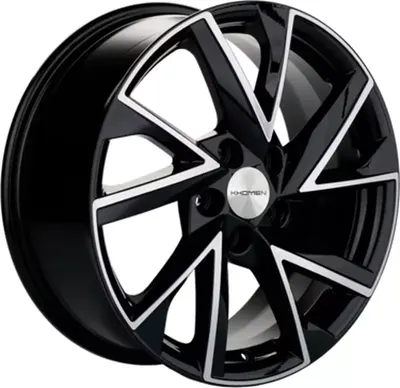Литой диск Khomen KHW1714 Evolute i-Joy 17x7" 5x110мм DIA 67.1мм ET 40мм (Black FP)