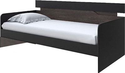 Кровать-тахта Proson Milton 90x200 (черный/дуб кантербери)