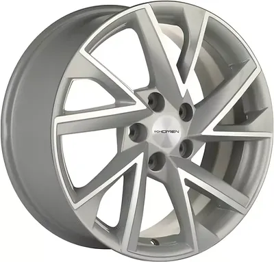 Литой диск Khomen KHW1714 Tucson 17x7" 5x114.3мм DIA 67.1мм ET 51мм F-Silver FP