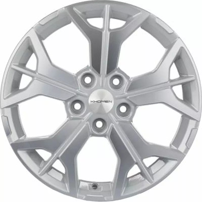 Литой диск Khomen KHW1715 Tiguan 17x7" 5x112мм DIA 57.1мм ET 40мм F-Silver FP