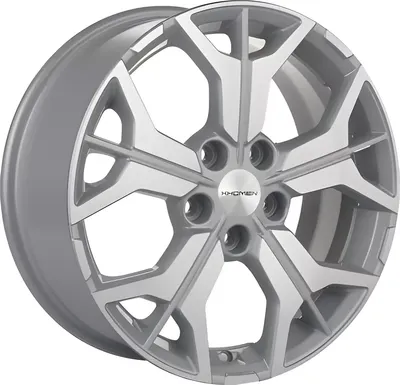 Литой диск Khomen KHW1715 Seltos 17x7" 5x114.3мм DIA 67.1мм ET 50мм F-Silver FP
