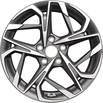 Литой диск Khomen KHW1716 Changan CS35 Plus 17x7" 5x110мм DIA 63.3мм ET 46мм (Gray FP)