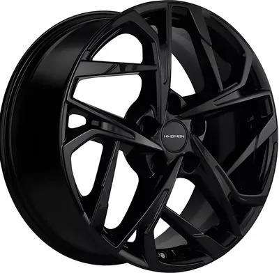 Литой диск Khomen KHW1716 DFM 580 17x7" 5x110мм DIA 67.1мм ET 45мм Black