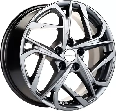 Литой диск Khomen KHW1716 Jac/Москвич 3 17x7" 5x108мм DIA 54.1мм ET 40мм (Gray)