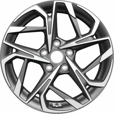 Литой диск Khomen KHW1716 Qashqai 17x7" 5x114.3мм DIA 66.1мм ET 40мм Gray FP