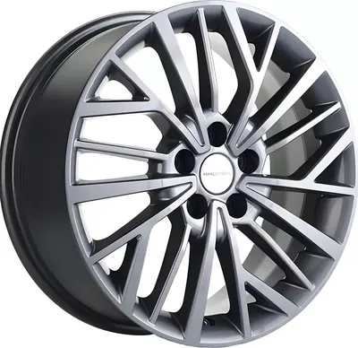 Литой диск Khomen KHW1717 Qashqai 17x7" 5x114.3мм DIA 66.1мм ET 40мм Gray