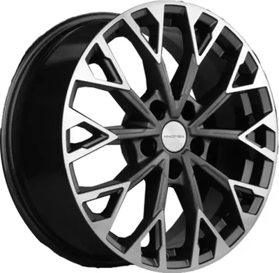 Литой диск Khomen KHW1718 Exeed TXL 17x7" 5x108мм DIA 65.1мм ET 36мм Gray FP
